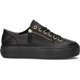 Paul Green 5006 Sneakers - Leren Sneaker - Dames - Zwart