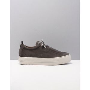 Paul Green DAMES Veterschoenen, Vrouwen Comfortschoen,comfortabele lage schoen,veters,comfortabel,Grau (IRON),37.5 EU / 4.5 UK