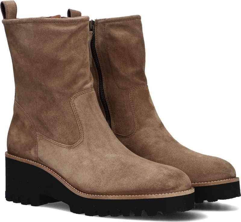 Paul Green - 9017 - Enkellaarsjes - Taupe - Suède