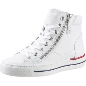 Paul Green Sneaker 4024-243, glad leer, wit, dames, wit 243, 40.5 EU