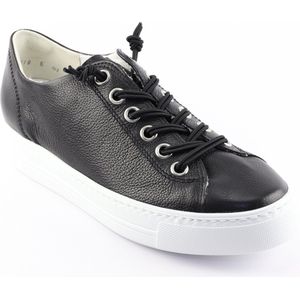 Paul Green - Sneakers - Zwart - Laag - Leer