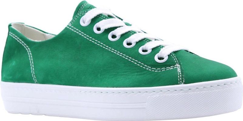 Paul Green - 4704 Sneakers - Groen - Leer
