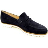Paul Green - 2493 - Instappers - Blauw - Suede - Rubber Zool