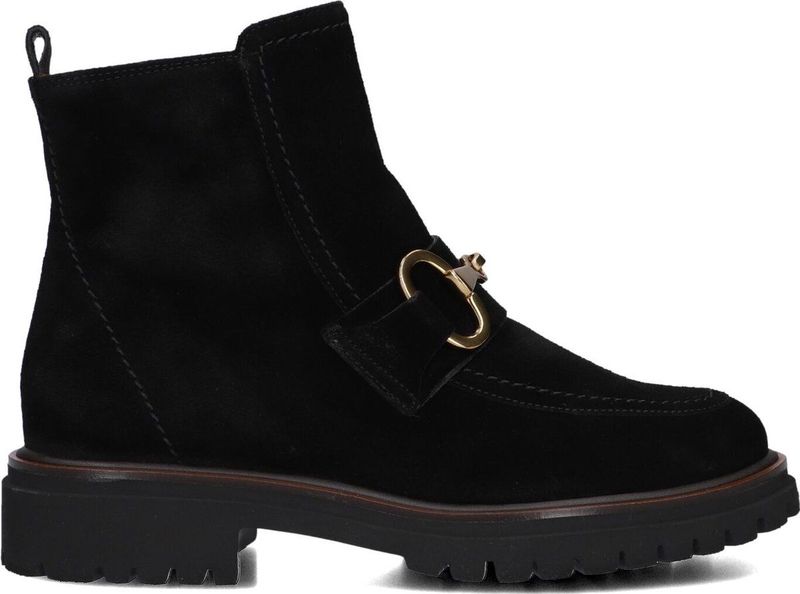 PAUL GREEN - 8024 - Enkellaarsjes - Zwart - Suède