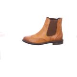 Paul Green DAMES Enkellaarzen, Vrouwen Chelsea Laarzen,laarzen,halve laarzen,bootie,sliplaars,plat,Mittelbraun (COGNAC),39 EU / 6 UK