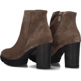 Enkellaarsjes - Ritszakken - Effen - Leer - Hoge Hak