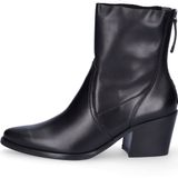 Paul Green - 8075 - Enkellaarsjes - Zwart - Leer