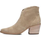 Paul Green 8125 Enkellaarsjes Enkelboots met rits Dames Beige