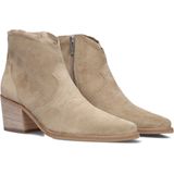 Paul Green 8125 Enkellaarsjes Enkelboots met rits Dames Beige