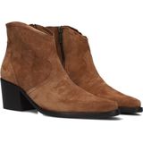 Paul Green 8110 Enkellaarsjes - Enkelboots met rits - Dames - Cognac
