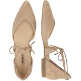 Paul Green - Ballerina - Beige - Leer - Spitse Neus
