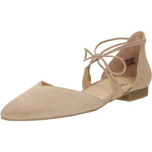 Paul Green - Ballerina - Beige - Leer - Spitse Neus