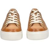Paul Green - 4790 - Dames Sneakers - Cognac - Glad Leer - Rubber Zool