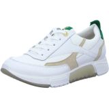 Sneakers - 5335-025 - Kleur: Gevoerd - Materiaal: Leer - Motief: Color-Blocking