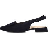 Ballerina - Pumps - Effen - Leer/Suède - Spitse Neus - Blokhak