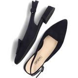 Ballerina - Pumps - Effen - Leer/Suède - Spitse Neus - Blokhak