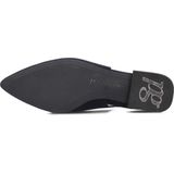 Ballerina - Pumps - Effen - Leer/Suède - Spitse Neus - Blokhak