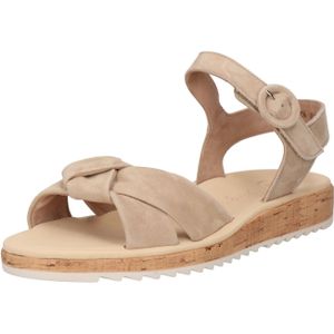 Paul Green - 6105 - Sandalen - Beige - Suède - Leren Voering