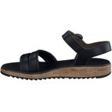 Paul Green 6112 - Dames Sandalen - Kleur: Zwart - Binnenmateriaal: Leer - Loopzool: TPU
