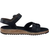 Paul Green 6112 - Dames Sandalen - Kleur: Zwart - Binnenmateriaal: Leer - Loopzool: TPU