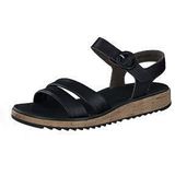 Paul Green 6112 - Dames Sandalen - Kleur: Zwart - Binnenmateriaal: Leer - Loopzool: TPU