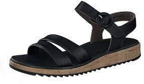 Paul Green 6112 - Dames Sandalen - Kleur: Zwart - Binnenmateriaal: Leer - Loopzool: TPU