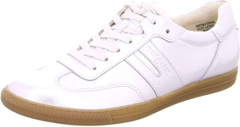 Merk - Model - Sneakers - Effen - Leer - Flexibele Zool - Metallic Look