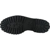 Instappers - Effen - Leer - Blokhak - Metallic Look