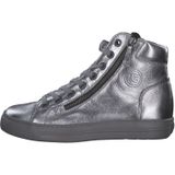 Paul Green - Veterboot - Zilver Metallic - Leer - Grijze Rubberzool