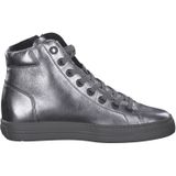 Paul Green - Veterboot - Zilver Metallic - Leer - Grijze Rubberzool