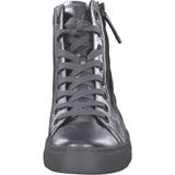 Paul Green - Veterboot - Zilver Metallic - Leer - Grijze Rubberzool