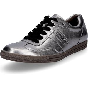 Veterschoen - Zilverkleur - Metallic - Laag