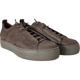 Paul Green - 5417-086 - Sneakers - Grijs - Kalfssuède - Plateauzool 3,5 cm