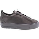 Paul Green - 5417-086 - Sneakers - Grijs - Kalfssuède - Plateauzool 3,5 cm