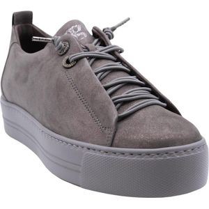 Paul Green - 5417-086 - Sneakers - Grijs - Kalfssuède - Plateauzool 3,5 cm