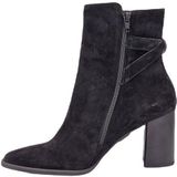 Paul Green - Laarsjes - Zwart - Leer - Ritssluiting - Blokhak