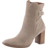 Paul Green - Laarsjes - Zwart - Leer - Ritssluiting - Blokhak