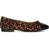 Paul Green - 076 - Ballerina's - Bruin - Panterprint - Leren Binnenwerk