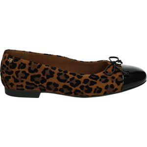 Paul Green - 076 - Ballerina's - Bruin - Panterprint - Leren Binnenwerk