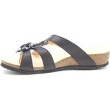 Think - 000904 Julia - Gezondheidsslipper - Zwart - Plantaardig Leder