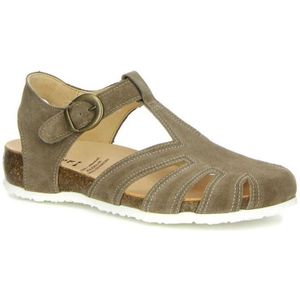 Think! - 2-82343 - Sandalen - Grijs - Kurk - Dichte Teen