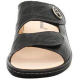 Think! dames CAMILLA chromfrei gegerbte nachhaltige Pantolette, SCHWARZ/KOMBI 0010