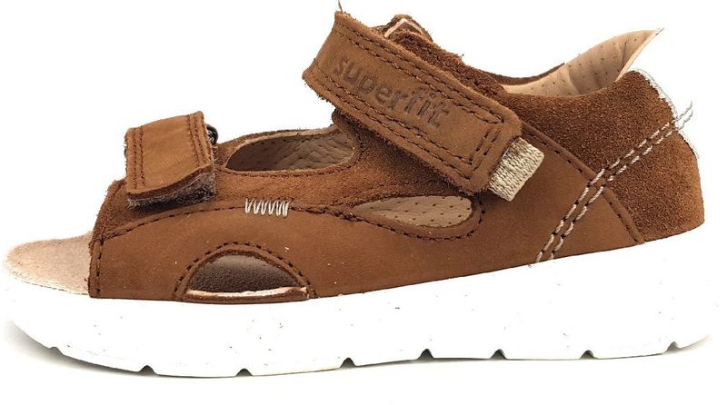 Nette Schoenen - Effen - Leer - Velcro Sluiting - Platte Hak