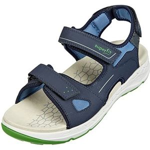 Superfit Criss Cross sandalen voor jongens, blauw, groen 8000, 28 EU