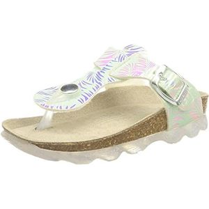 Superfit Jellies Sandale, Vert Clair/ARGENTÉ 7500, 32 EU Fille