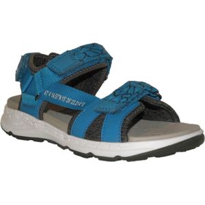 Superfit Criss Cross sandalen voor jongens, Blauw Grijs 8020, 39 EU