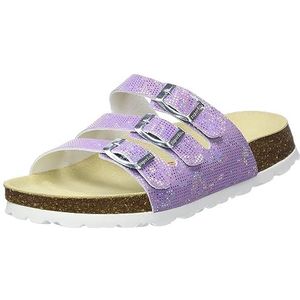 Superfit Mädchen FUSSBETTPANTOFFEL Hausschuhe, LILA 8500