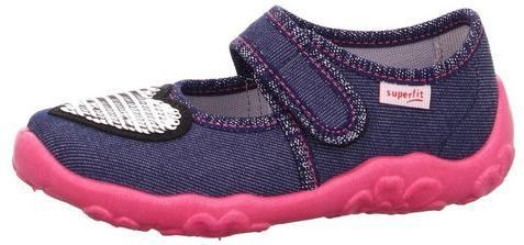 Superfit Mädchen BONNY Hausschuhe, BLAU 8000