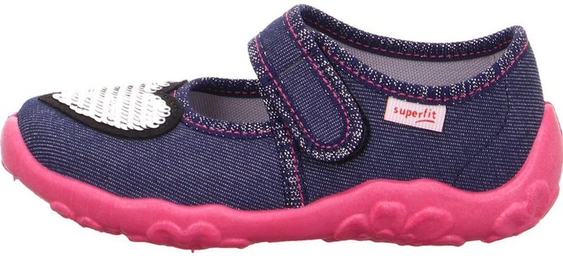 Superfit Mädchen BONNY Hausschuhe, BLAU 8000