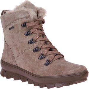 Veterlaarsjes - Novara - Effen - Leer en Suède - Platte Hak